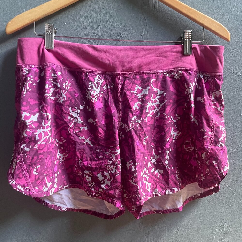Patagonia Women's Nine Trails Running Shorts w/ Liner Drawstring Size Large VGUC